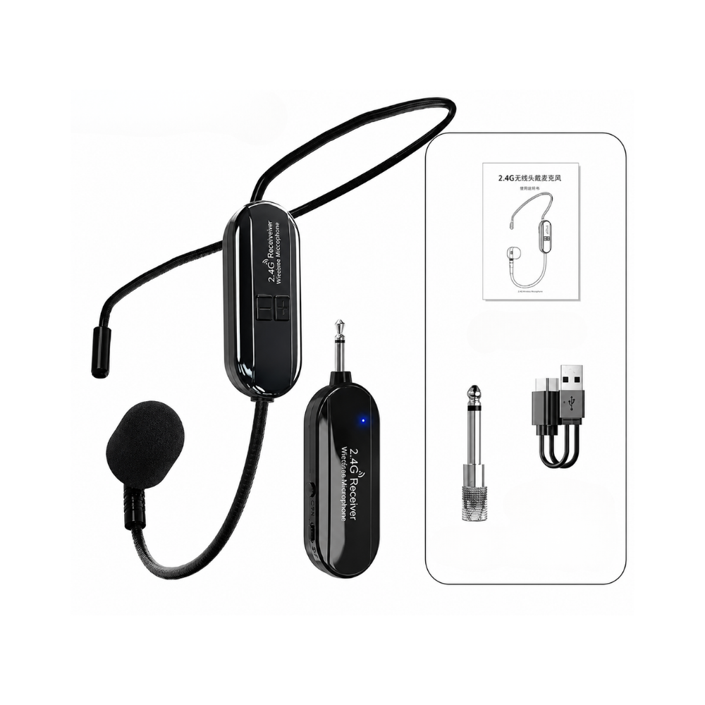 Micrófono diadema para cabina