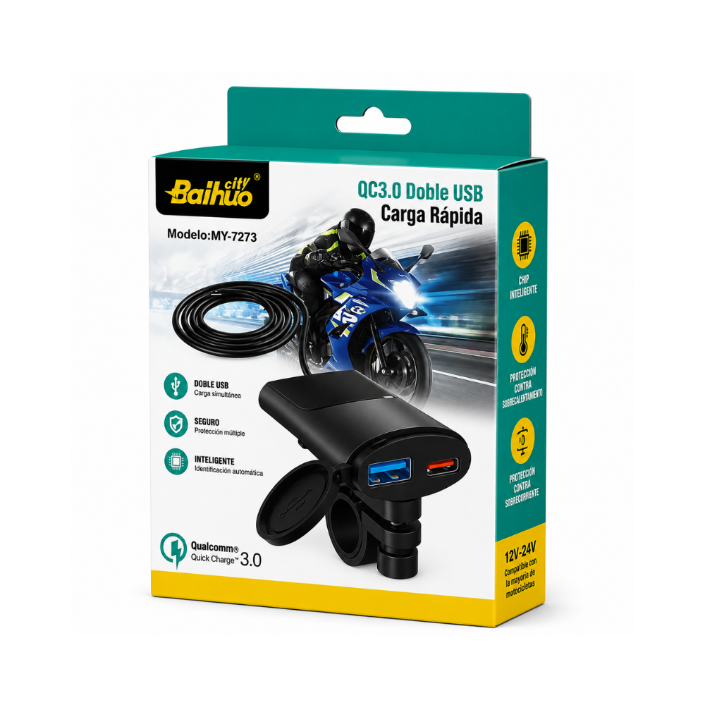 CARGADOR PARA MOTO