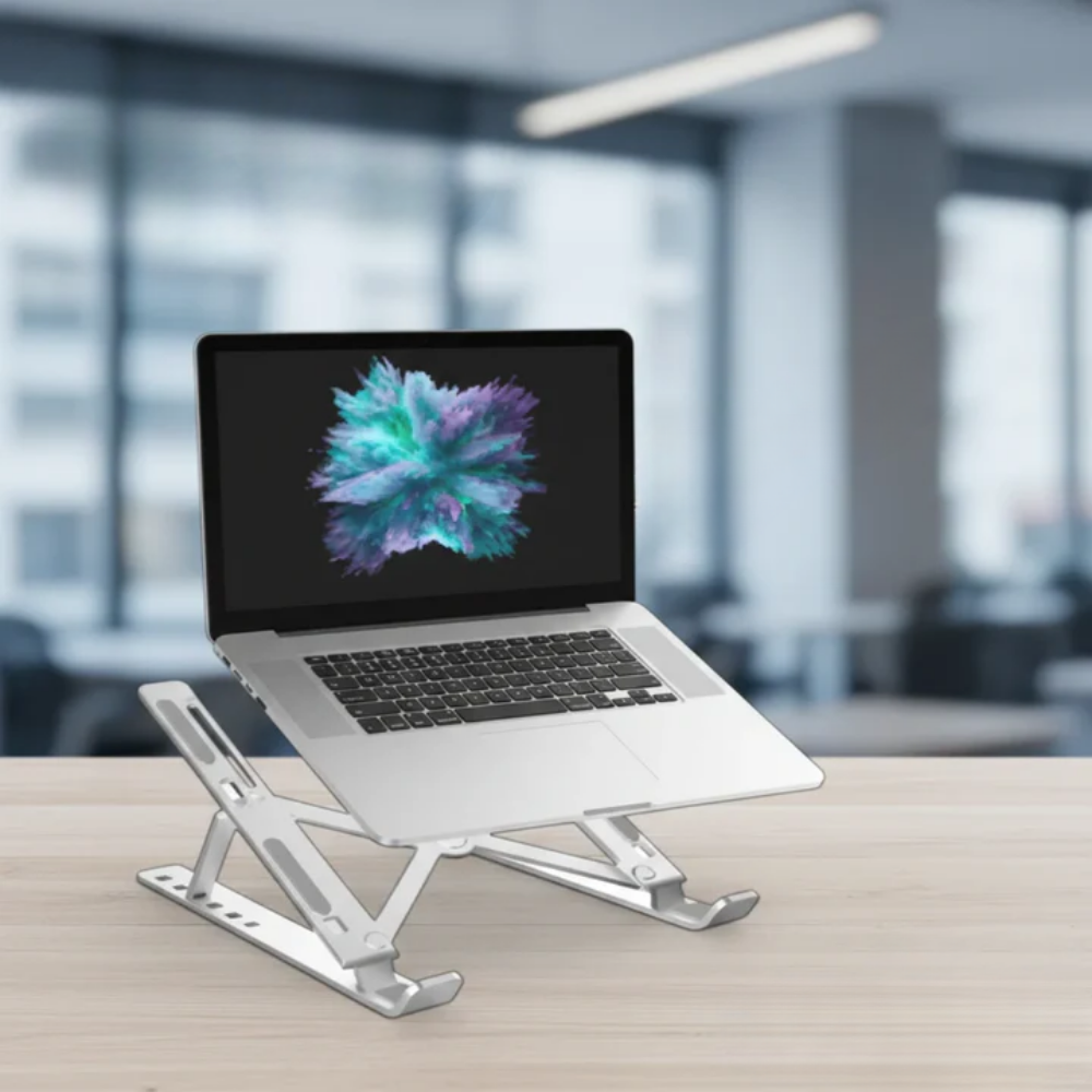 Soporte plástico plegable para pc
