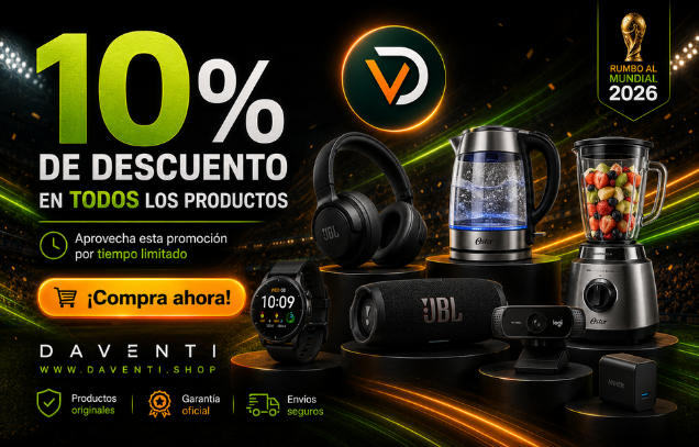 Promocion Daventi descuento mundial